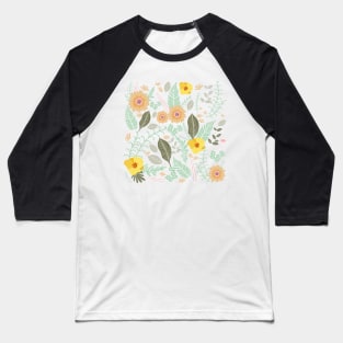 Midnight Blooms_1 Baseball T-Shirt